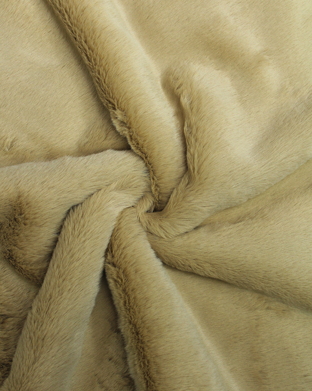 BEIGE ARTIFICIAL FUR FABRIC (WIDTH-58 INCHES)