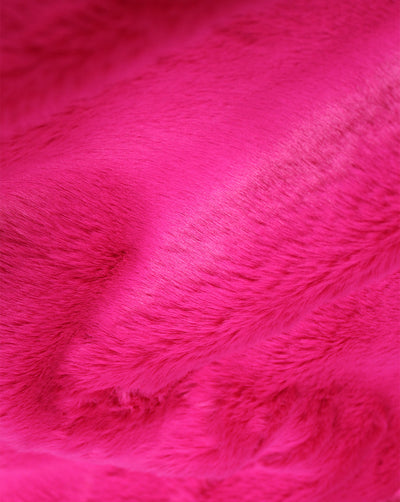 PINK ARTIFICIAL FUR FABRIC (WIDTH-58 INCHES)