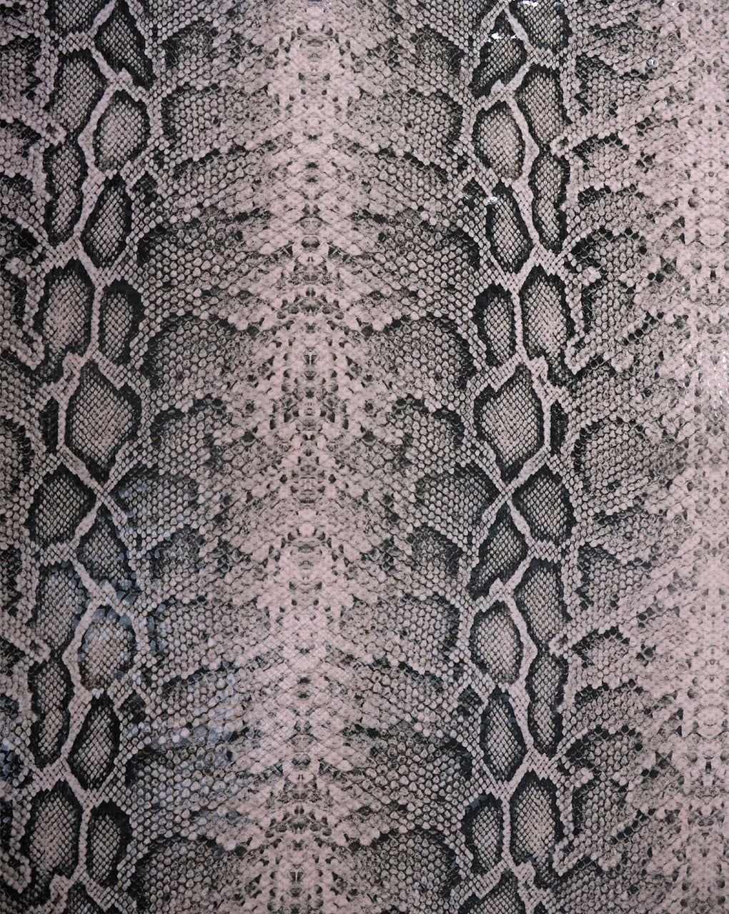 KNITTED FOIL SNAKE PRINT FABRIC