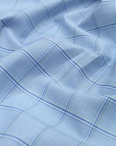 CHECKS DESIGN COTTON SHIRTING FABRIC