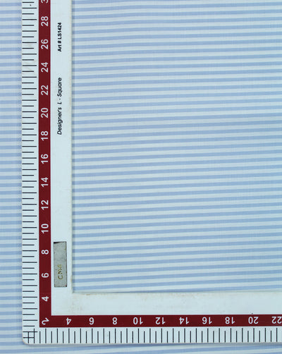 STRIPES DESIGN COTTON SHIRTING FABRIC