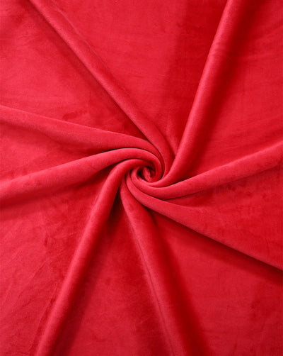 Plain Polyester Bonded Velvet Fabric