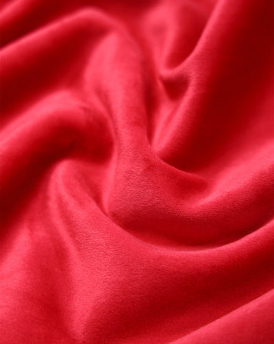Plain Polyester Bonded Velvet Fabric