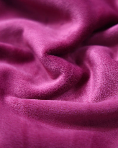 Plain Polyester Bonded Velvet Fabric
