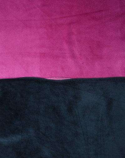 Plain Polyester Bonded Velvet Fabric