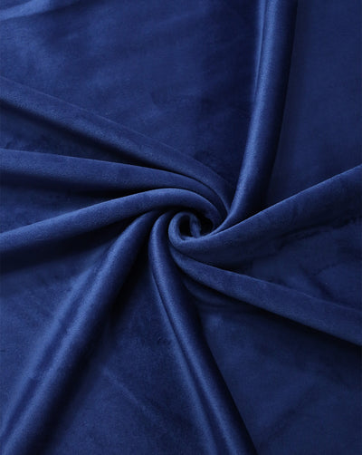 Plain Polyester Bonded Velvet Fabric