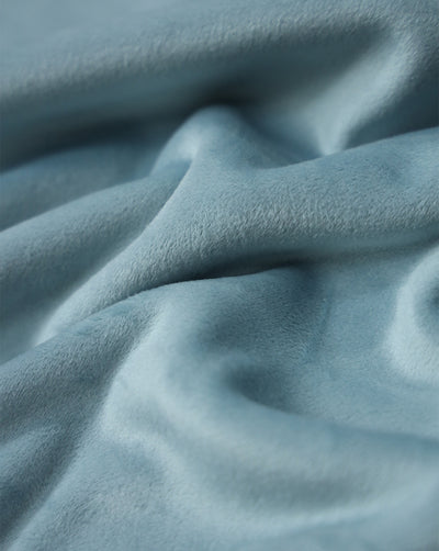 Plain Polyester Bonded Velvet Fabric