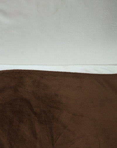 Plain Polyester Bonded Velvet Fabric