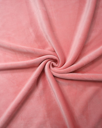 Plain Polyester Bonded Velvet Fabric