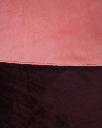 Plain Polyester Bonded Velvet Fabric