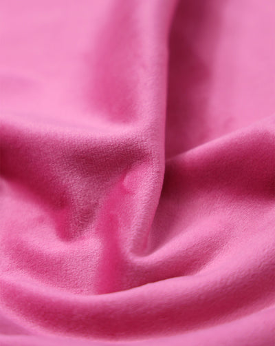 Plain Polyester Bonded Velvet Fabric