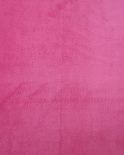 Plain Polyester Bonded Velvet Fabric