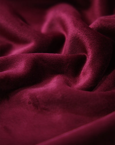 Plain Polyester Bonded Velvet Fabric