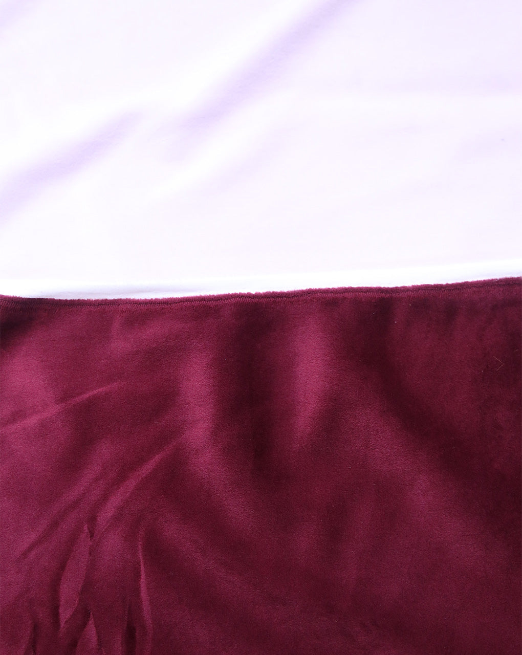 Plain Polyester Bonded Velvet Fabric