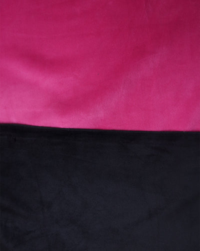 Plain Polyester Bonded Velvet Fabric
