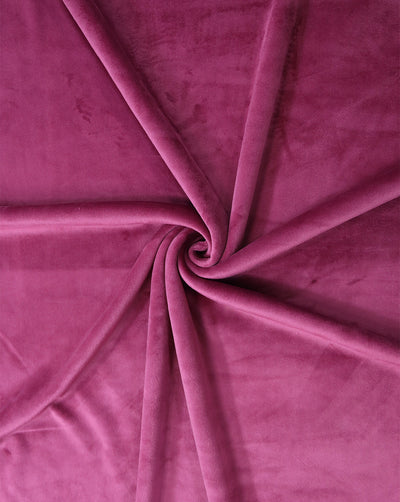 Plain Polyester Bonded Velvet Fabric
