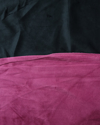 Plain Polyester Bonded Velvet Fabric