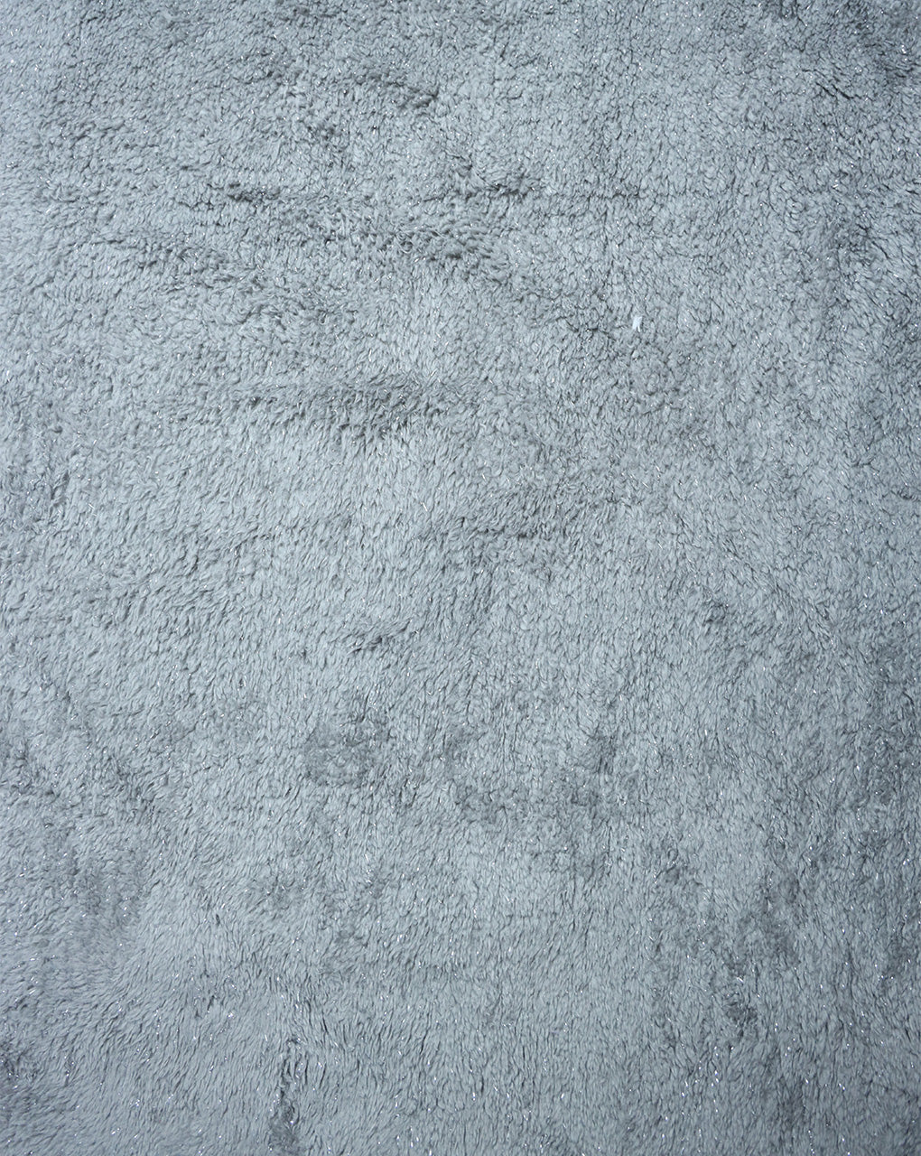 GRAY ARTIFICIAL FUR FABRIC