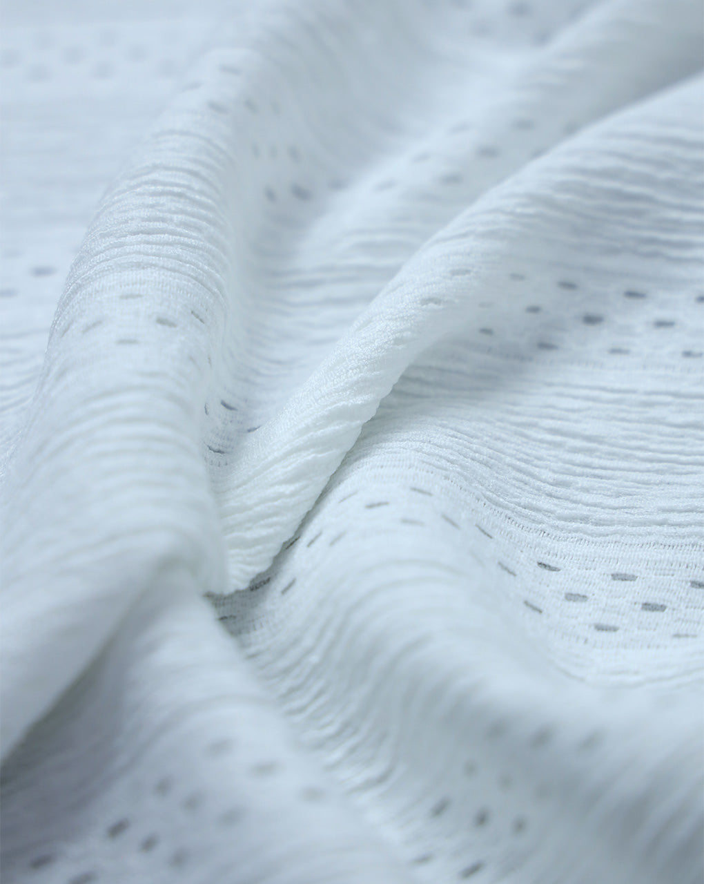 WHITE JACQUARD LYCRA FABRIC
