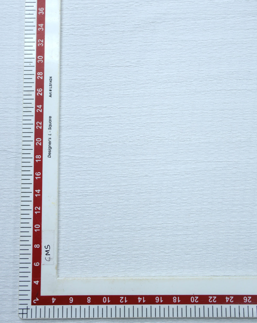 WHITE JACQUARD LYCRA FABRIC