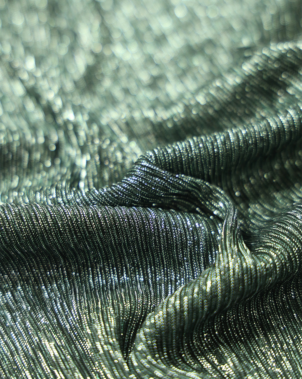 PLEATED LUREX FABRIC