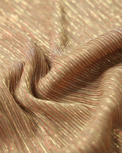 PLEATED LUREX FABRIC