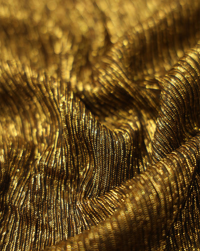 PLEATED LUREX FABRIC