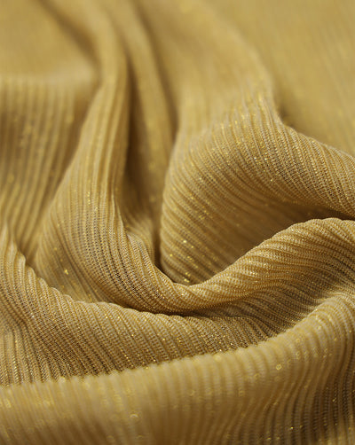 PLEATED LUREX FABRIC