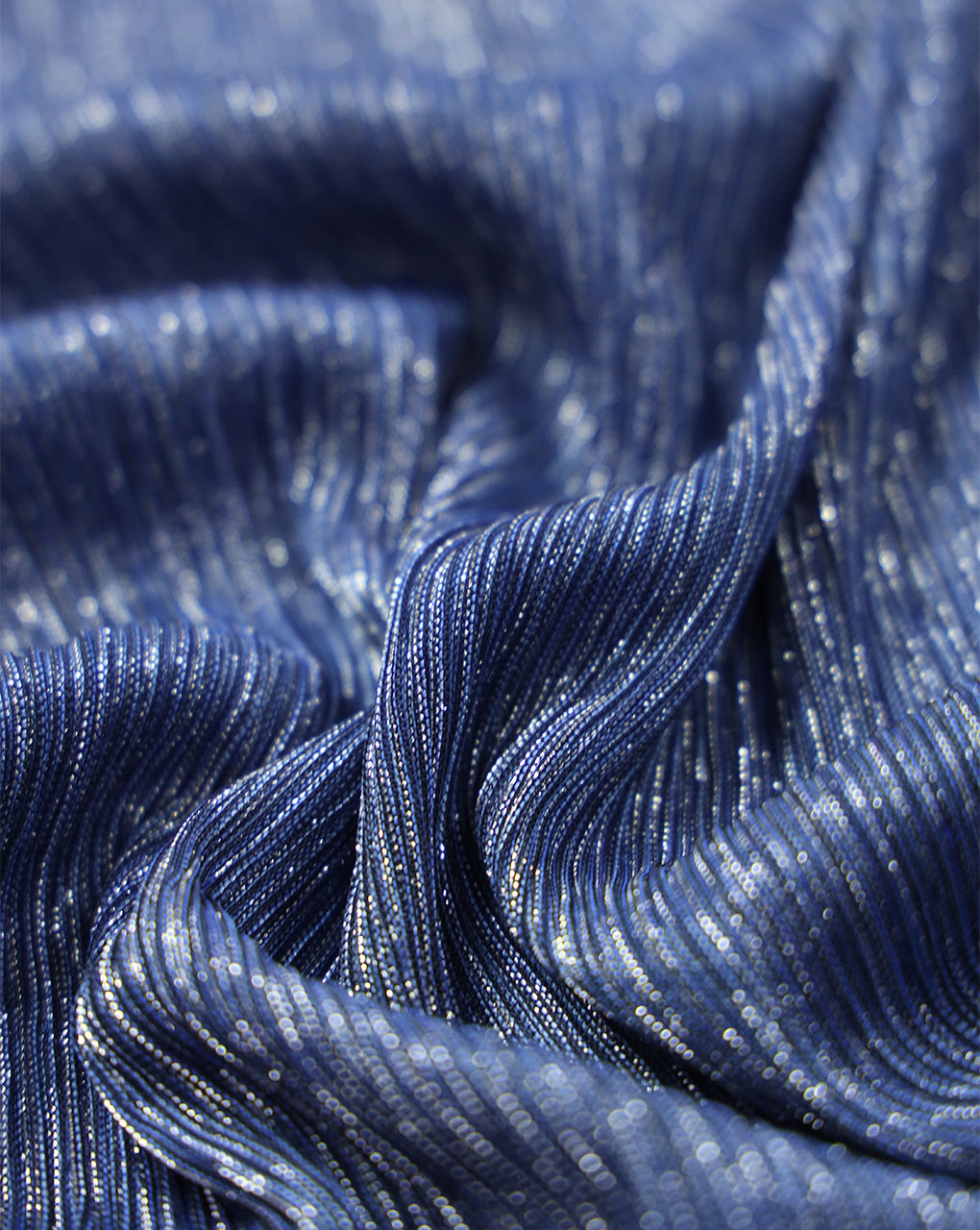PLEATED LUREX FABRIC