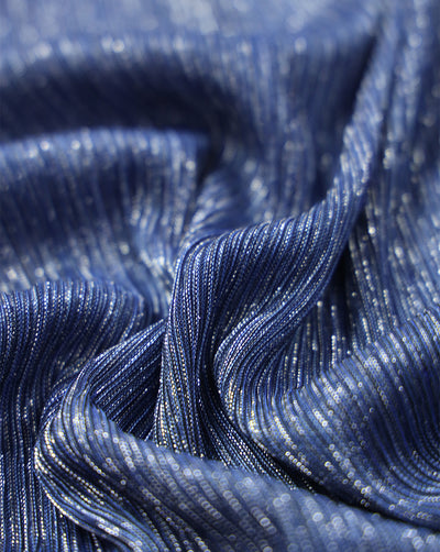 PLEATED LUREX FABRIC