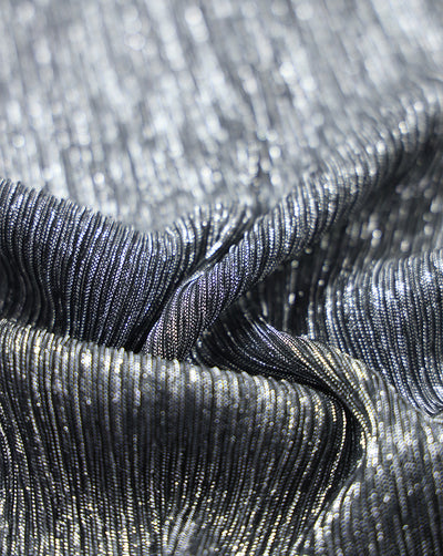 PLEATED LUREX FABRIC