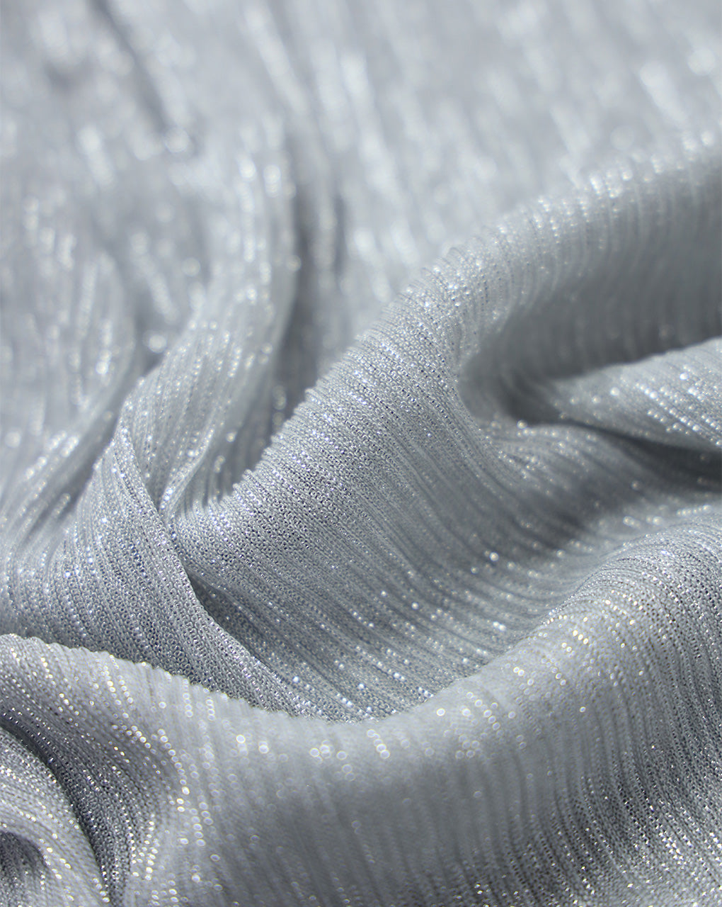 PLEATED LUREX FABRIC