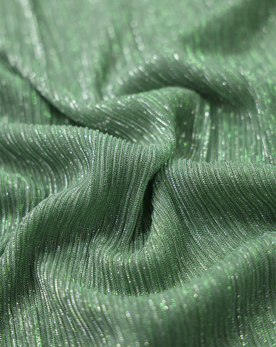 PLEATED LUREX FABRIC