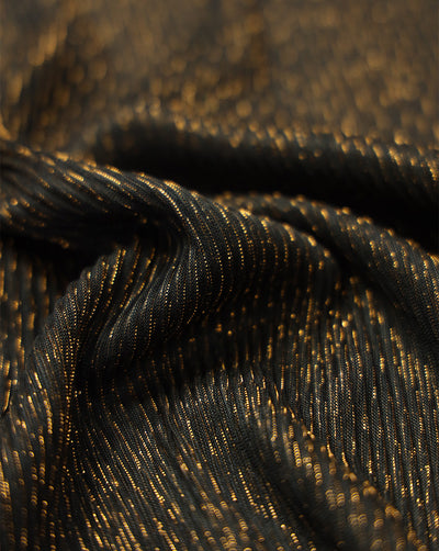 PLEATED LUREX FABRIC