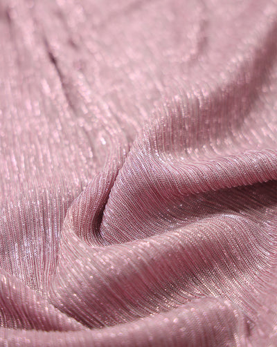 PLEATED LUREX FABRIC