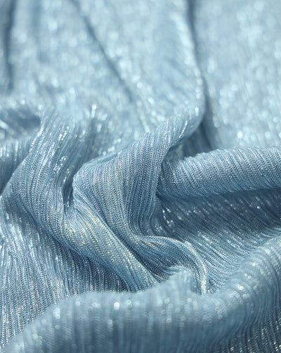 PLEATED LUREX FABRIC