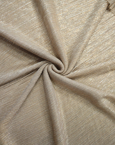 PLEATED LUREX FABRIC
