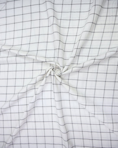 DOBBY CHECKS SHIRTING FABRIC