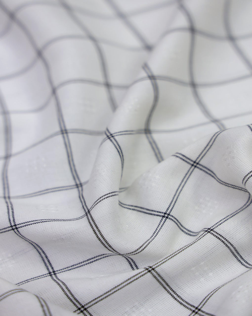 DOBBY CHECKS SHIRTING FABRIC