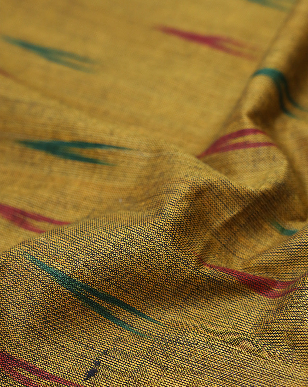 MULTICOLOR YARN DYED COTTON IKAT FABRIC