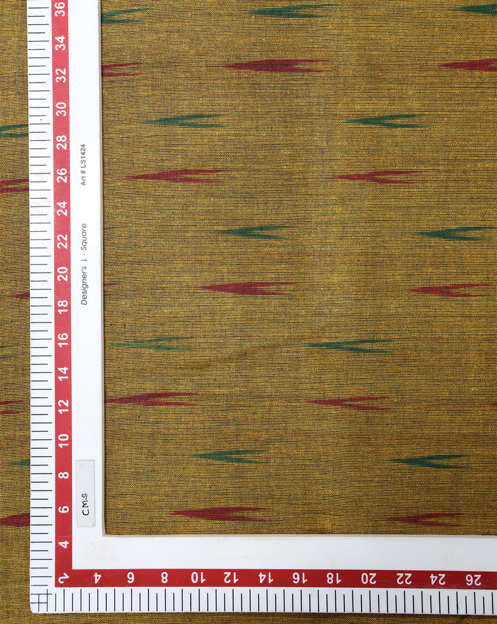 MULTICOLOR YARN DYED COTTON IKAT FABRIC