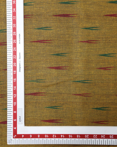 MULTICOLOR YARN DYED COTTON IKAT FABRIC