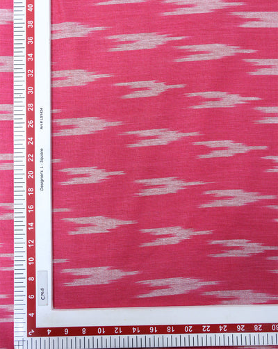 MULTICOLOR YARN DYED COTTON IKAT FABRIC