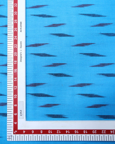 MULTICOLOR YARN DYED COTTON IKAT FABRIC