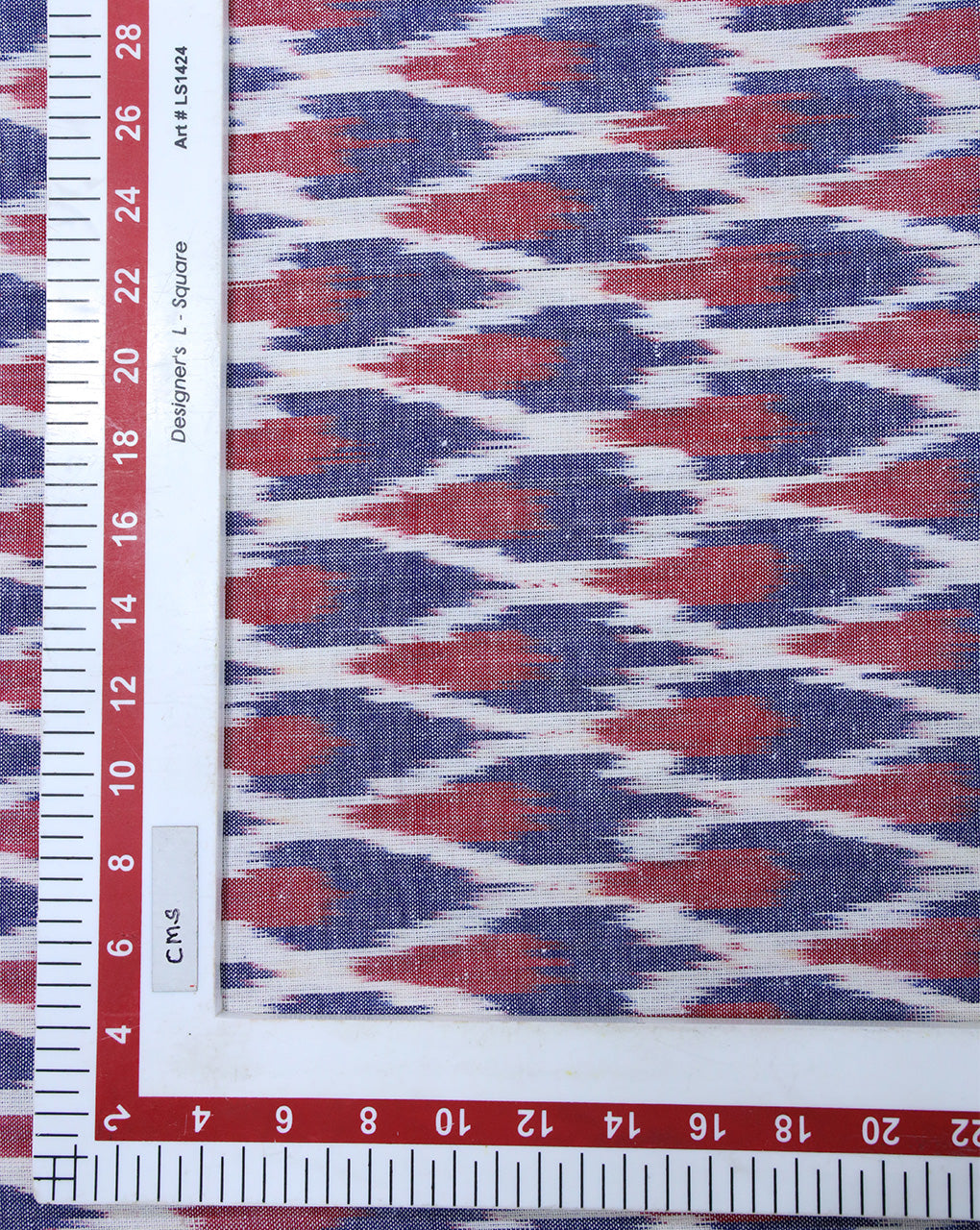 MULTICOLOR YARN DYED COTTON IKAT FABRIC
