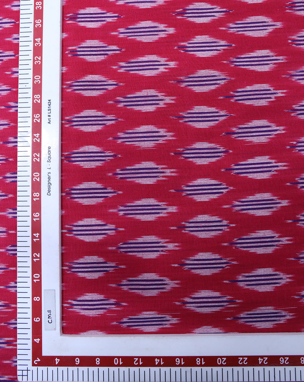 YARN DYED COTTON IKAT FABRIC