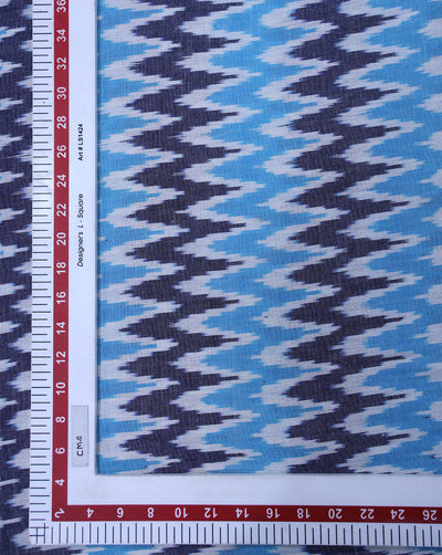 YARN DYED COTTON IKAT FABRIC