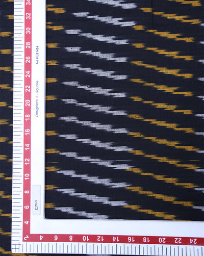 YARN DYED COTTON IKAT FABRIC