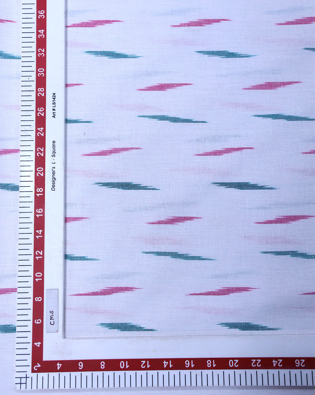 YARN DYED COTTON IKAT FABRIC