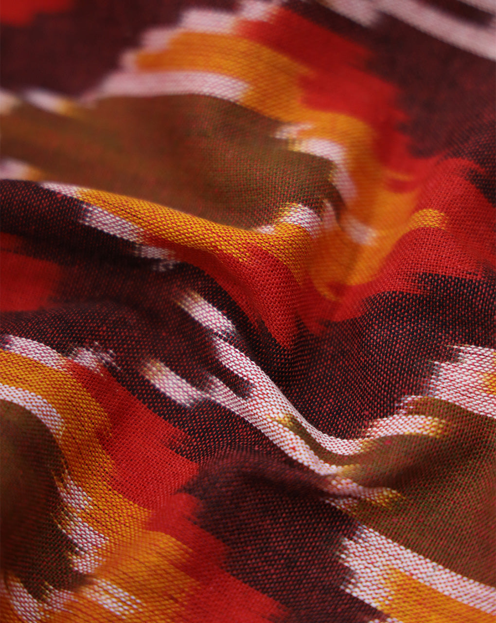 YARN DYED COTTON IKAT FABRIC